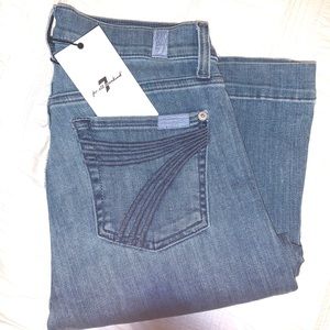 7 FAM Dojo Wide Leg Jeans Size 26